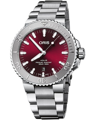 Oris Aquis Date Relief  01 733 7730 4158-07 8 24 05PEB